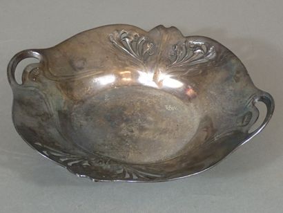GALLIA, Coupe en métal argenté de style Art...
