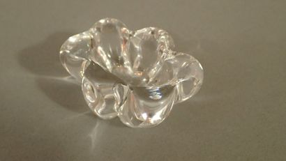 DAUM France. Paire de salerons en cristal,...