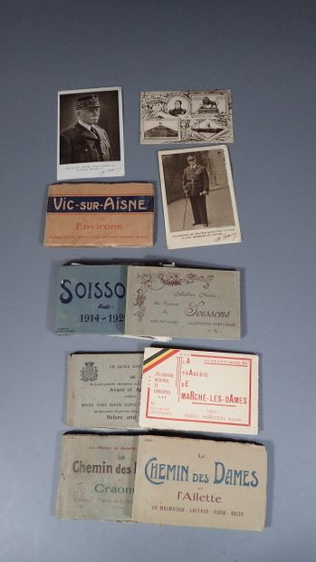 Collection de cartes postales en vrac et...