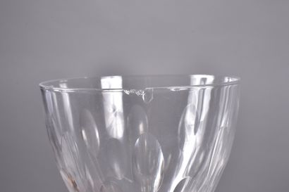 VAL SAINT LAMBERT. Partie de service de verres...
