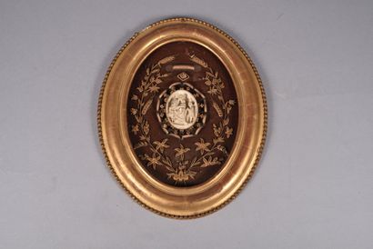 Cadre reliquaire (de Saint Félicien), orné...