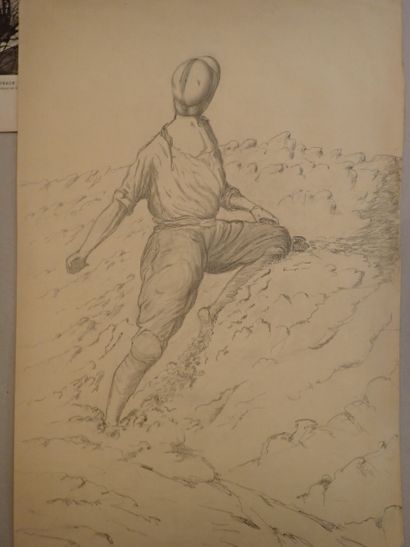 [MILITARIA] Lot d' estampes comprenant :
-...