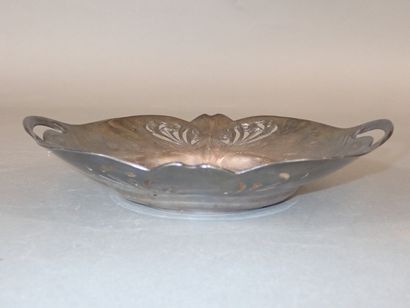 GALLIA, Coupe en métal argenté de style Art...