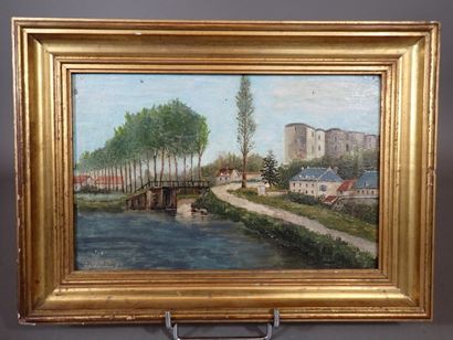 Ecole française fin XIXe-début Xxe, Vue du...