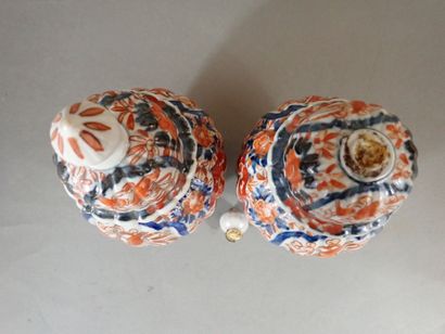 Japon, Imari, fin du XIXe siècle, Paire de...