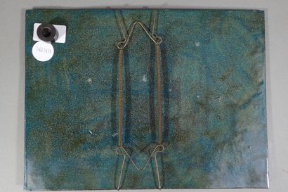 Yvette GOUIN (XXe siècle). Plaque en métal...