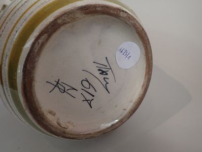 Aldo LONDI pour BITOSSI. Vase en céramique...