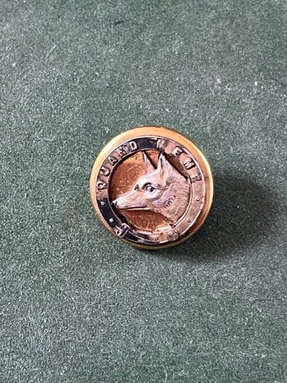 SO. Bouton de gilet du rallye Quand Même...