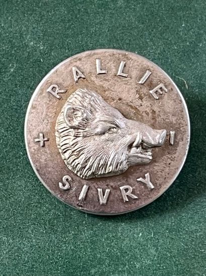IDF. Bouton de tenue du rallye Sivry (1867-1880)...
