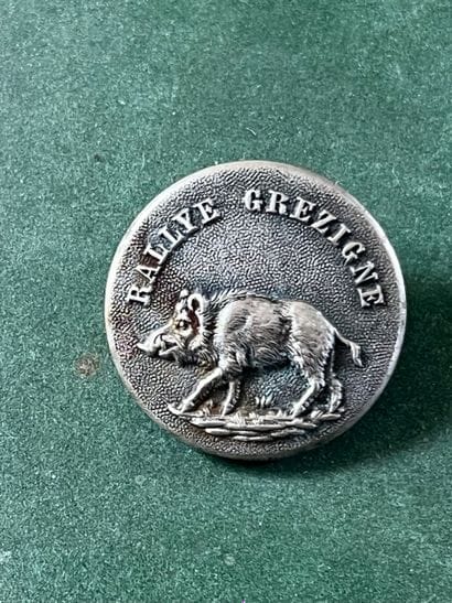 SO. Bouton de tenue du rallye Grezigne (1890-1910)...