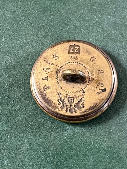 FC. Bouton de tenue de l’équipage Brulard...