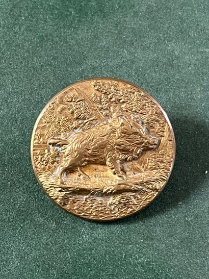 FC. Bouton de tenue de l’équipage Brulard...