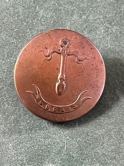 ORL. Bouton de tenue de l’équipage Bodard...