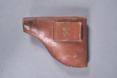 Fr- Etui pour pistolet modèle 1935 en cuir...
