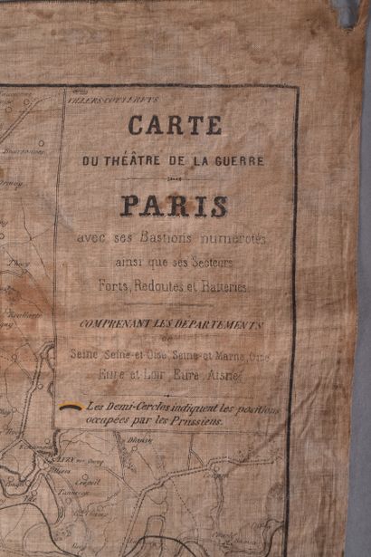 Fr- Carte du Théâtre de la Guerre- Paris...