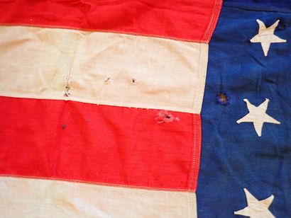 US- Grand drapeau américain 48 étoiles en...