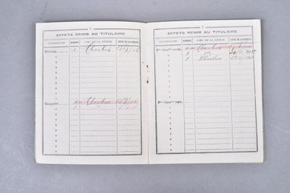 Fr- Livret individuel du soldat Georges Hénon...