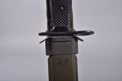 US- Baïonnette US M7, pour fusil M16. Poignée...