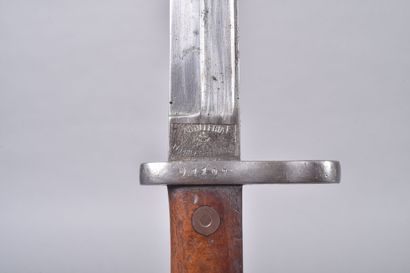 Espagne. Couteau baïonnette mle 1893. Poignée...