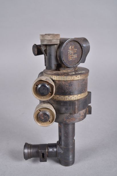 All- Optique d’artillerie italien. Grossissement...