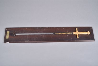 Épée sur le modèle du sacre de l’empereur...