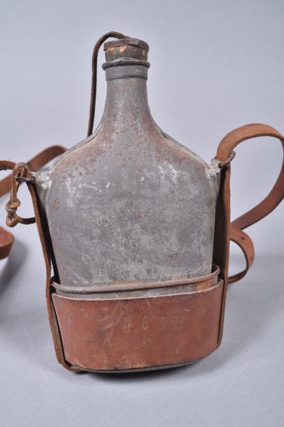 Fr-Gourde de cavalerie modèle 1884, fabrication...
