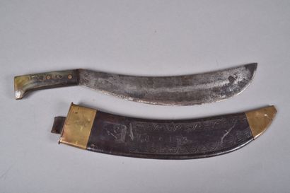 US- Machette Collins N°1005. Poignée en corne...