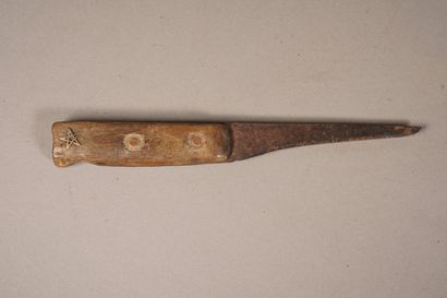 Couteau de boucher utilisé comme couteau...