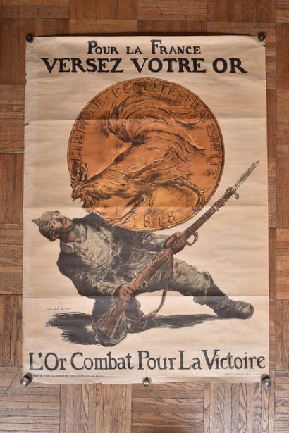 Affiche « Pour la France, Versez votre Or...