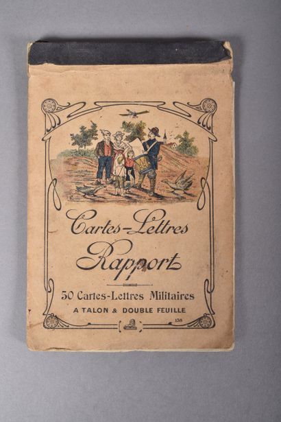 Fr- Bloc de Cartes-lettres « correspondance...