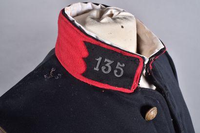 Vareuse modèle 1893 d’un capitaine d’infanterie...