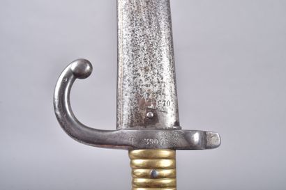 Fr- Sabre baïonnette modèle 1866 Chassepot....
