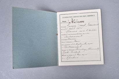 Fr- Livret individuel du soldat Georges Hénon...