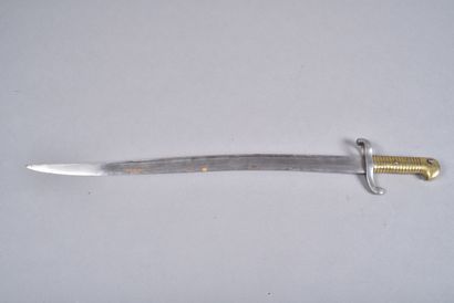 Fr- Baïonnette modèle 1842. Poignée monobloc...
