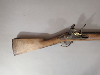 Fusil de dragon modèle an9.
Platine à silex...