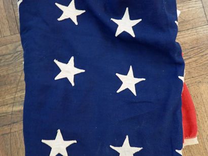 US- Grand drapeau américain 48 étoiles en...