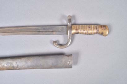 All. Rare baîonnette de prise française chassepot...