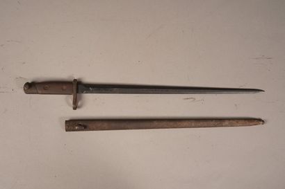 Bel- Baïonnette belge modèle 1916. Poignée...