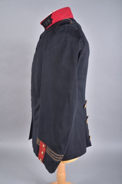 Vareuse modèle 1893 d’un capitaine d’infanterie...