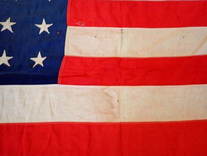 US- Grand drapeau américain 48 étoiles en...