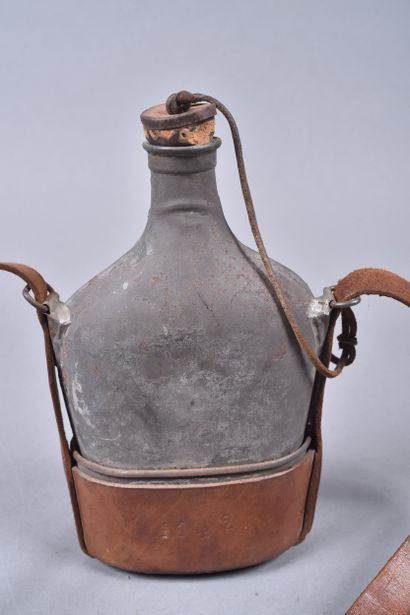 Fr-Gourde de cavalerie modèle 1884, fabrication...