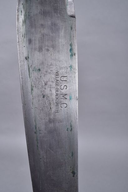 US- Machette USMC du Médical Corps. Poignée...