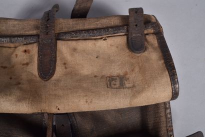 Fr- As de carreau modèle 1893 en toile d'origine...