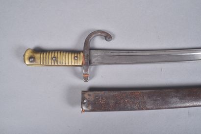 Fr- Sabre baïonnette modèle 1866 Chassepot....