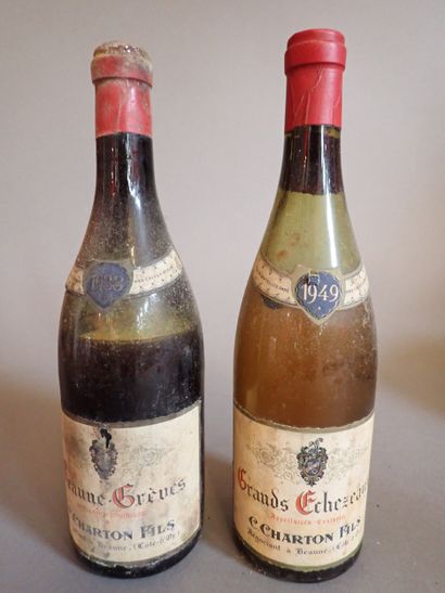 5 bouteilles Beaune Charton Fils 1947.
1...