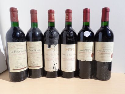 6 bouteilles comprenant un assortiment de...