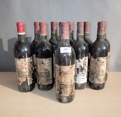 12 bouteilles Château Grand Corbin Despagne...