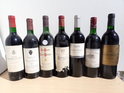 7 bouteilles de vins divers…