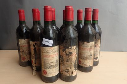 12 bouteilles Château Grand Corbin Despagne...