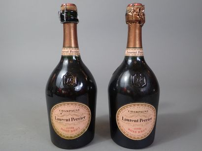 2 bouteilles Champagne Laurent Perrier Cuvée...